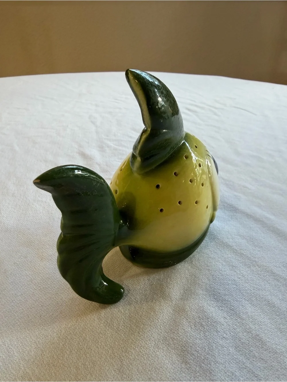 VTG MCM Ceramic Anthropomorphic Fish Appetizer/Toothpick Holder